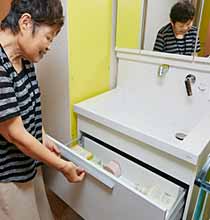 大容量の引き出し